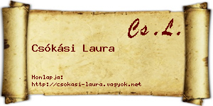 Csókási Laura névjegykártya