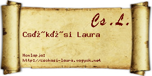 Csókási Laura névjegykártya